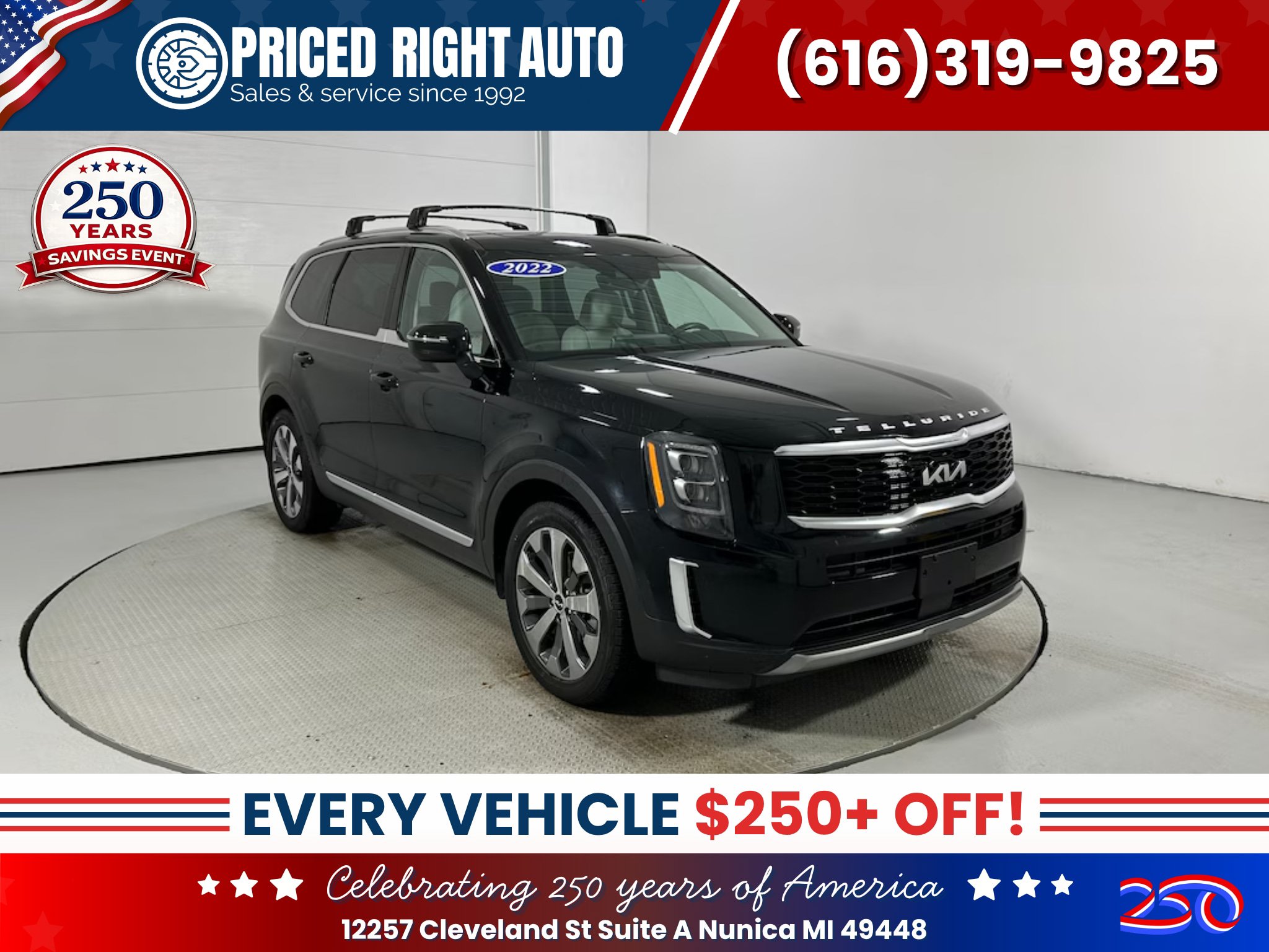 Used 2022 Kia Telluride EX w/ EX Premium Package AWD/4WD image 1