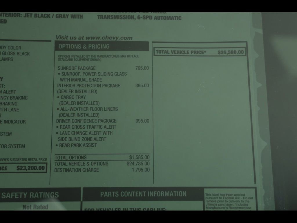 New 2026 Chevrolet Trax RS w/ Sunroof Package image 22