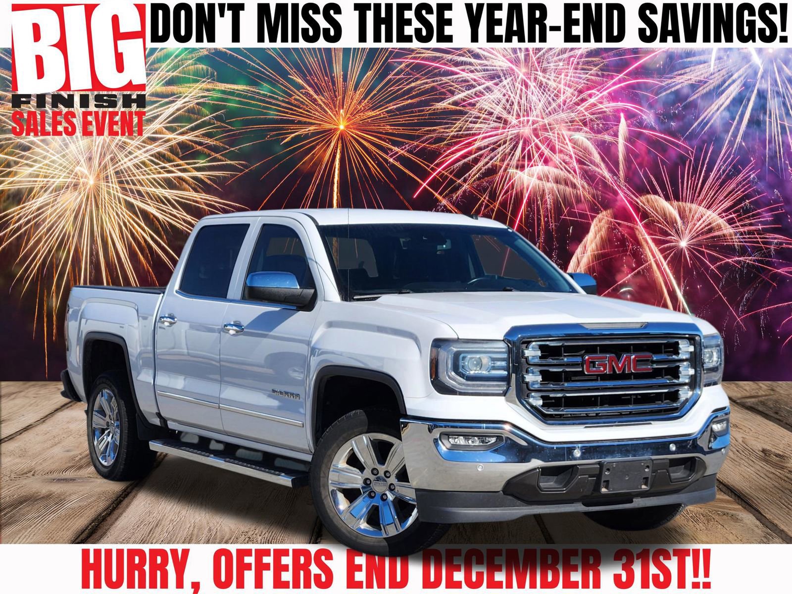 Used 2018 GMC Sierra 1500 SLT w/ Enhanced Driver Alert Package image 1