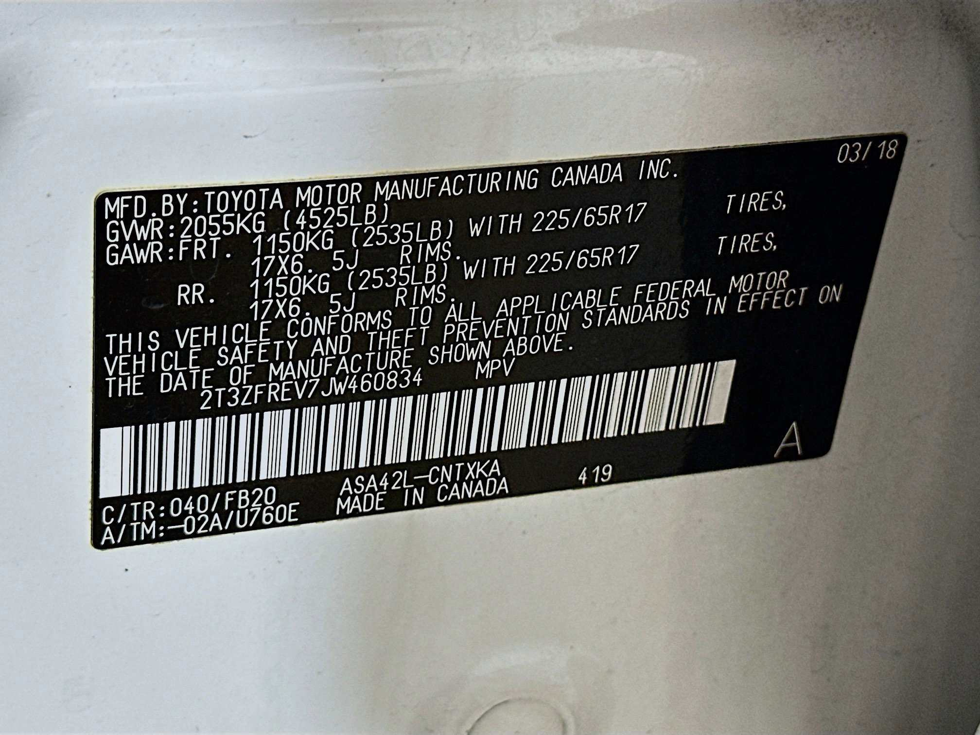 Used 2018 Toyota RAV4 LE FWD image 12