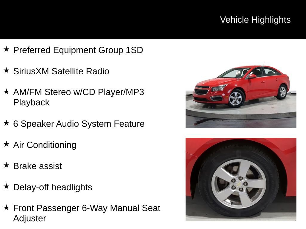 Used 2016 Chevrolet Cruze LT FWD image 7