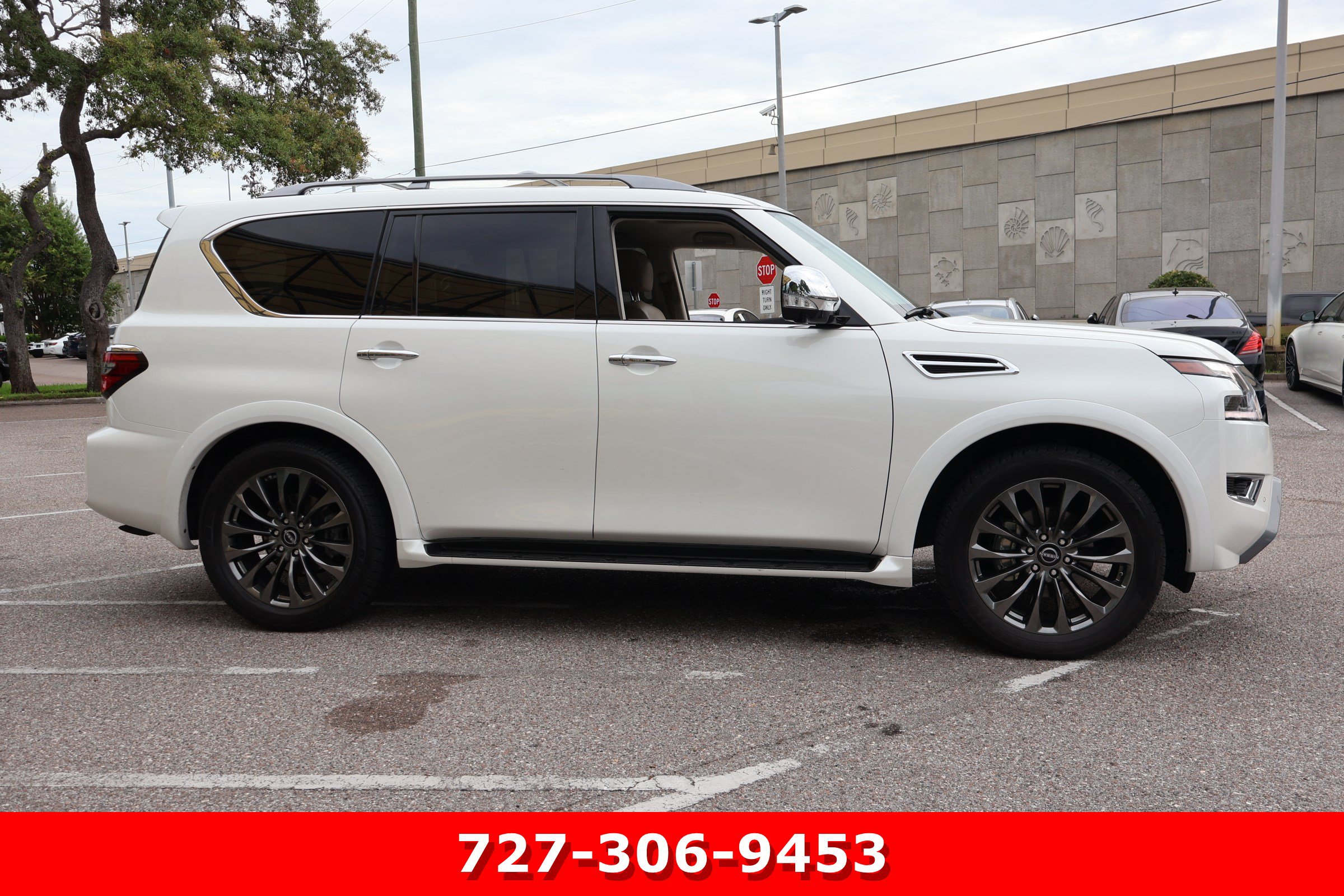 Used 2023 Nissan Armada Platinum w/ Captain's Chairs Package AWD/4WD image 9