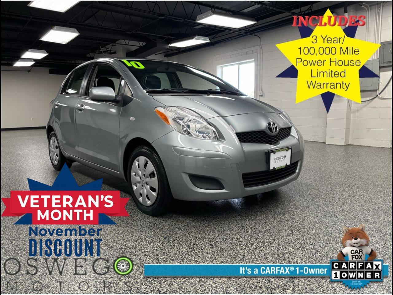 Used 2010 Toyota Yaris 4-Door Hatchback