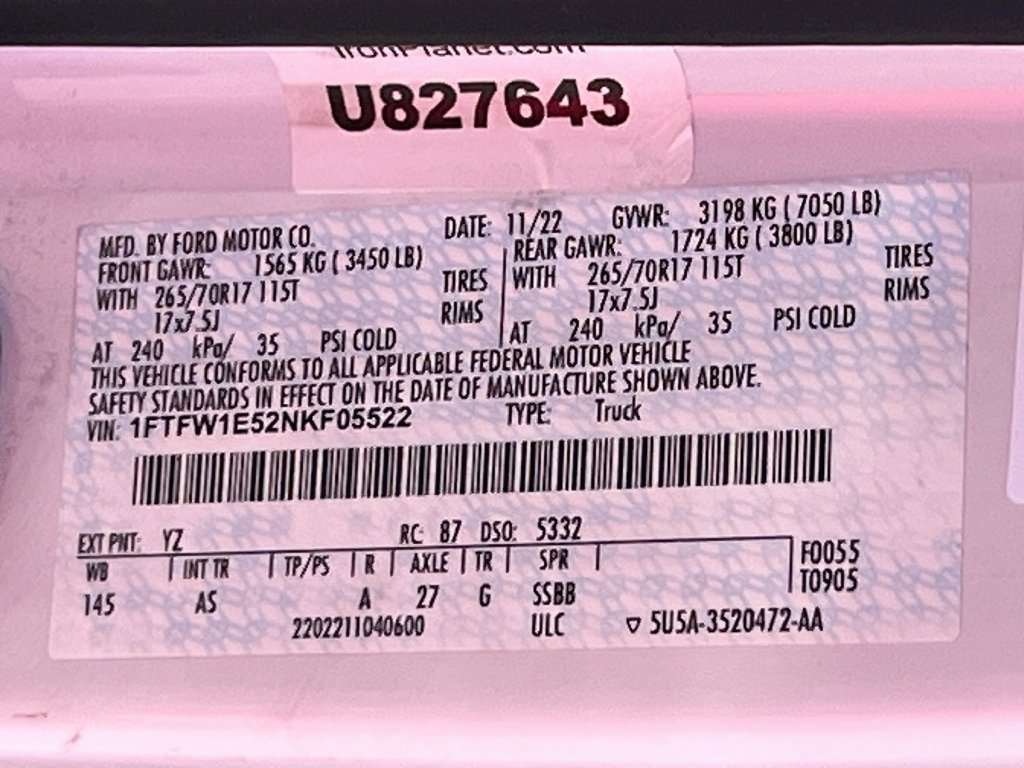 Used 2022 Ford F150 XL w/ Trailer Tow Package AWD/4WD image 29