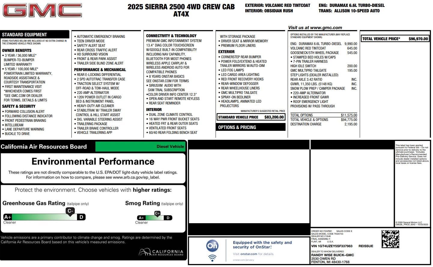 Used 2025 GMC Sierra 2500 AT4X image 41