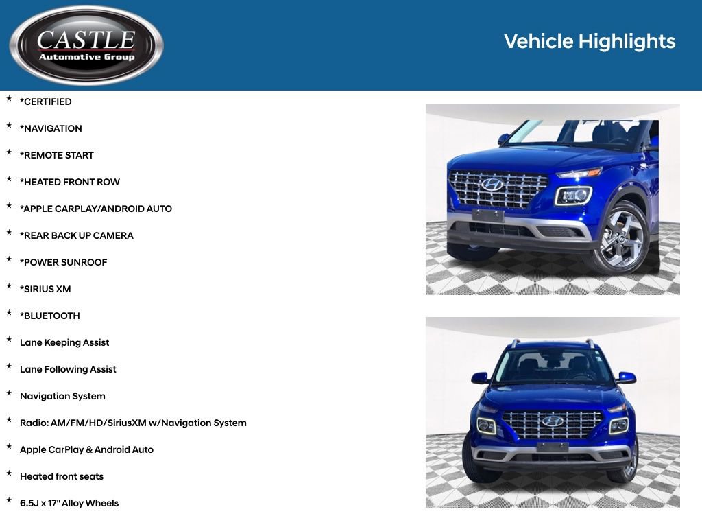 Certified 2023 Hyundai Venue Limited FWD image 3