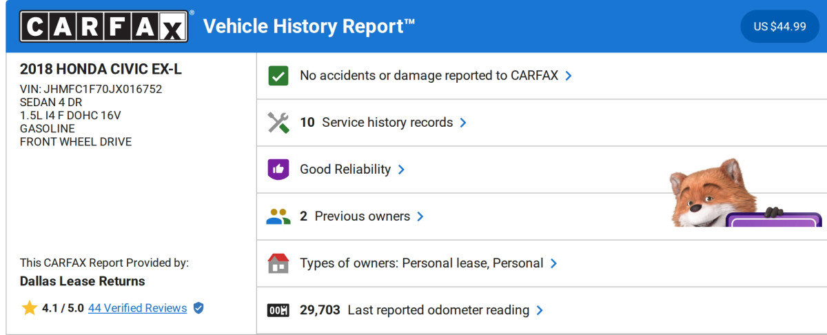 Used 2018 Honda Civic EX-L image 19