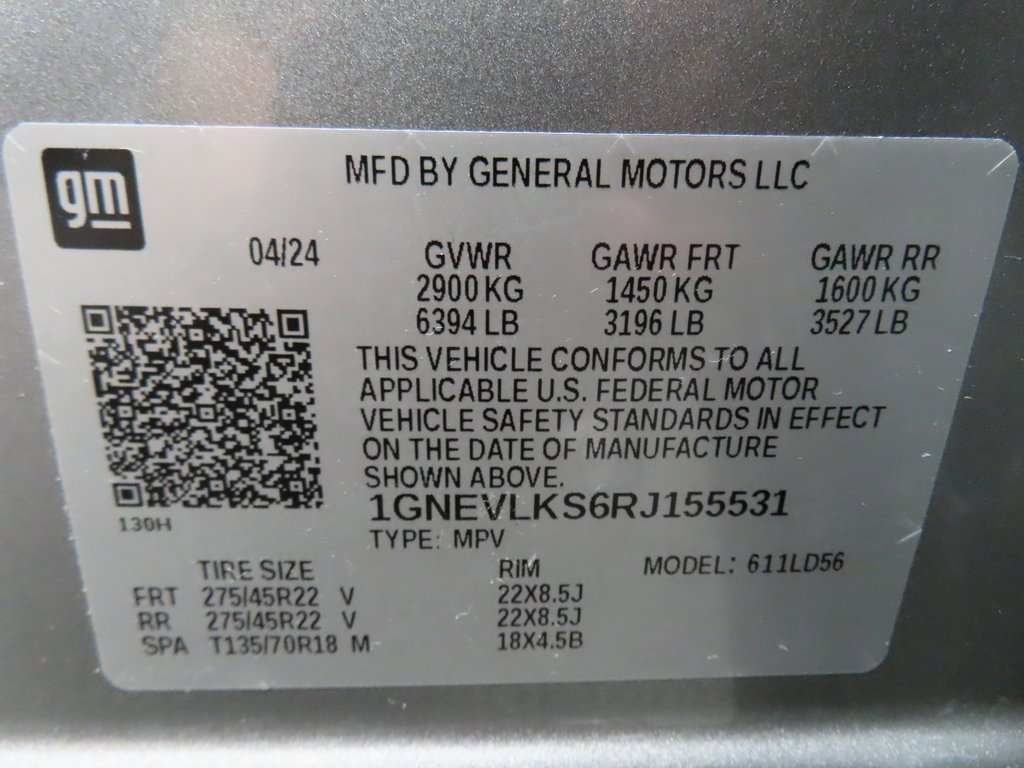 Used 2024 Chevrolet Traverse RS w/ LPO, Floor Liner Package image 73