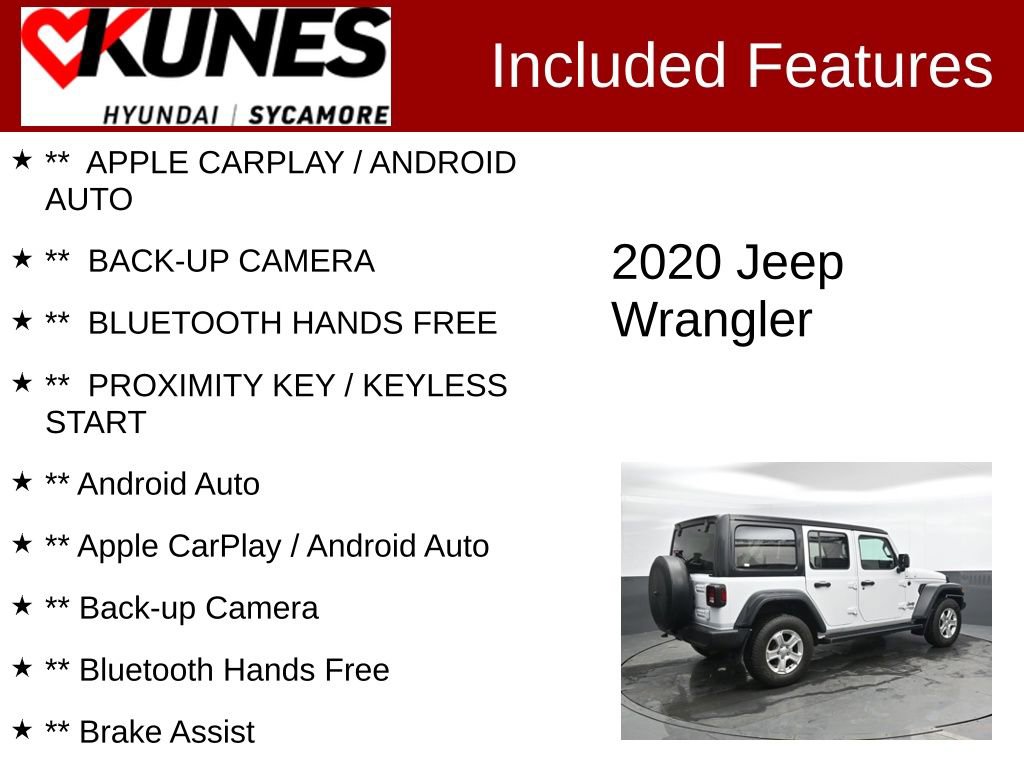 Used 2020 Jeep Wrangler Unlimited Sport S video 2