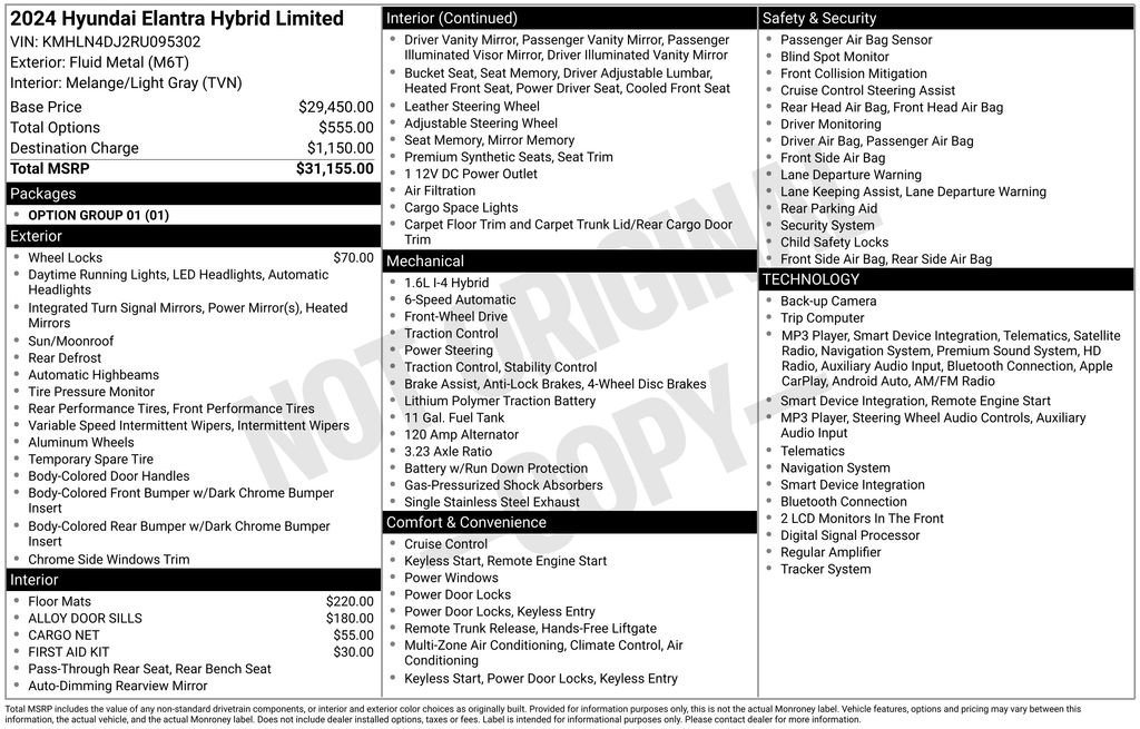 Certified 2024 Hyundai Elantra Limited FWD image 16