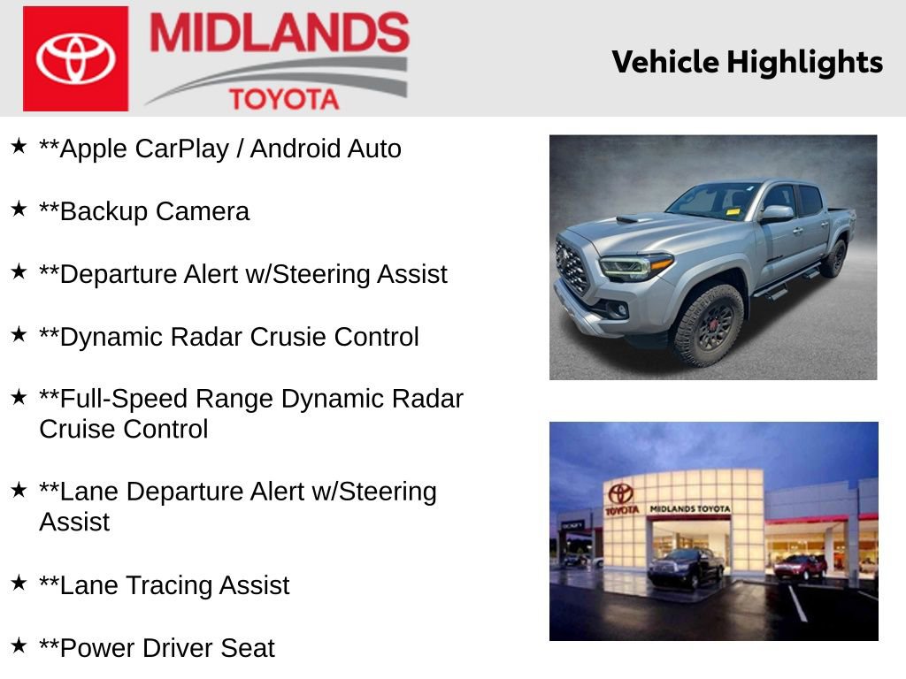 Used 2022 Toyota Tacoma TRD Sport w/ TRD Premium Sport Package AWD/4WD image 2