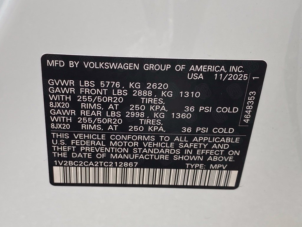 Used 2026 Volkswagen Atlas Cross Sport SEL AWD/4WD image 16