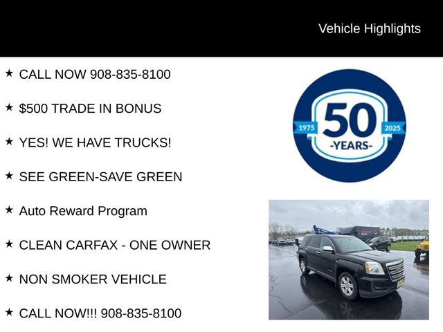 Used 2016 GMC Terrain SLE w/ LPO, Protection Package FWD image 5