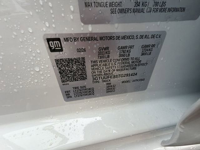 New 2026 GMC Sierra 1500 AT4X AWD/4WD image 34