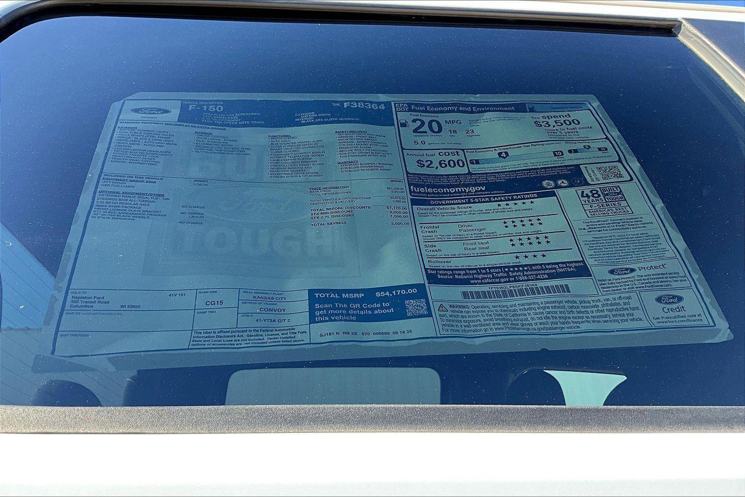 New 2025 Ford F150 STX w/ STX Black Appearance Package image 14