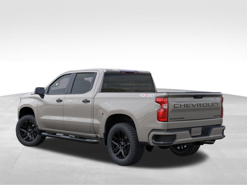 New 2026 Chevrolet Silverado 1500 Custom w/ Turbomax Blackout Package AWD/4WD image 3