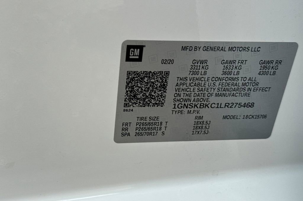 Used 2020 Chevrolet Tahoe LT w/ Luxury Package image 38