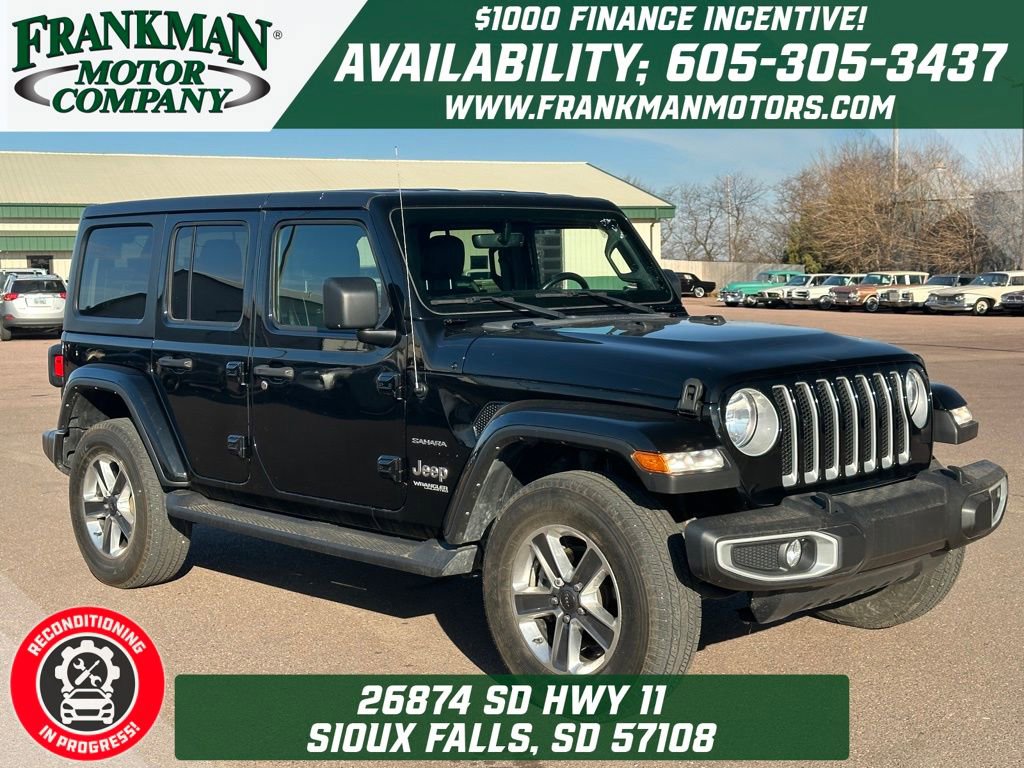 Used 2022 Jeep Wrangler Unlimited Sahara image 1
