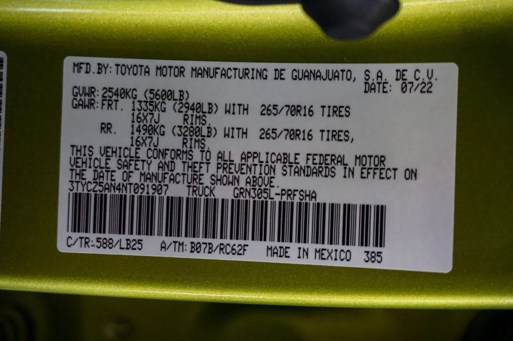 Used 2022 Toyota Tacoma TRD Pro AWD/4WD image 26