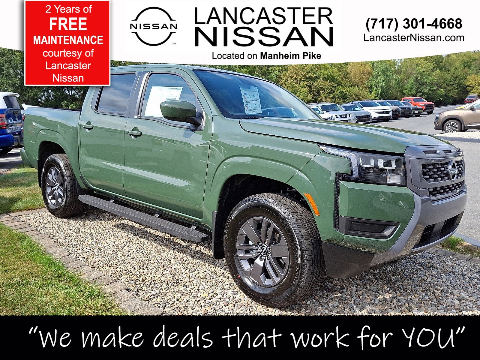 New 2026 Nissan Frontier SV w/ SV Convenience Package