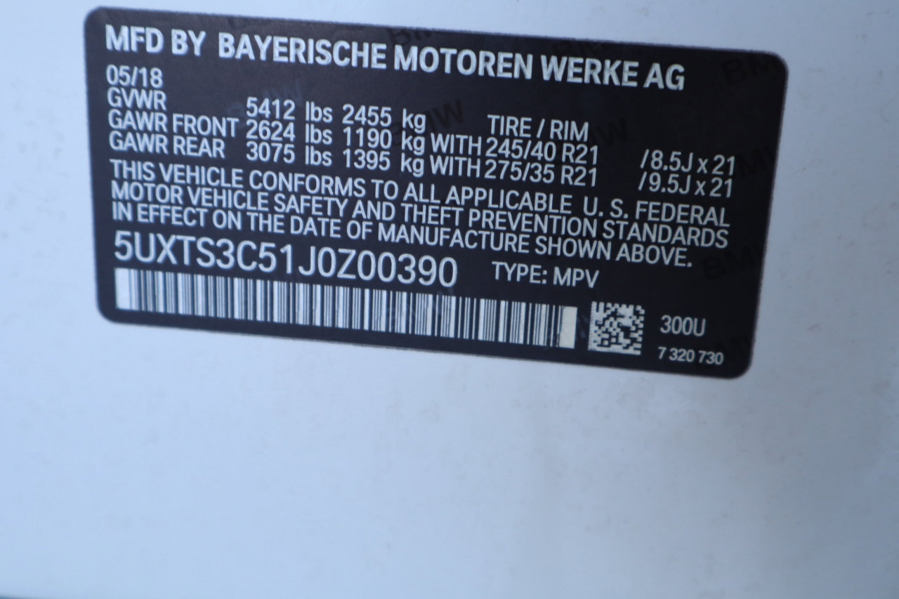 Used 2018 BMW X3 M40i w/ Premium Package image 49