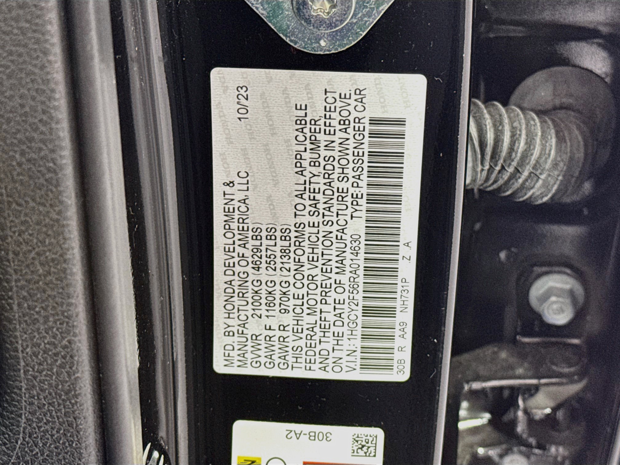 Certified 2024 Honda Accord Sport image 30