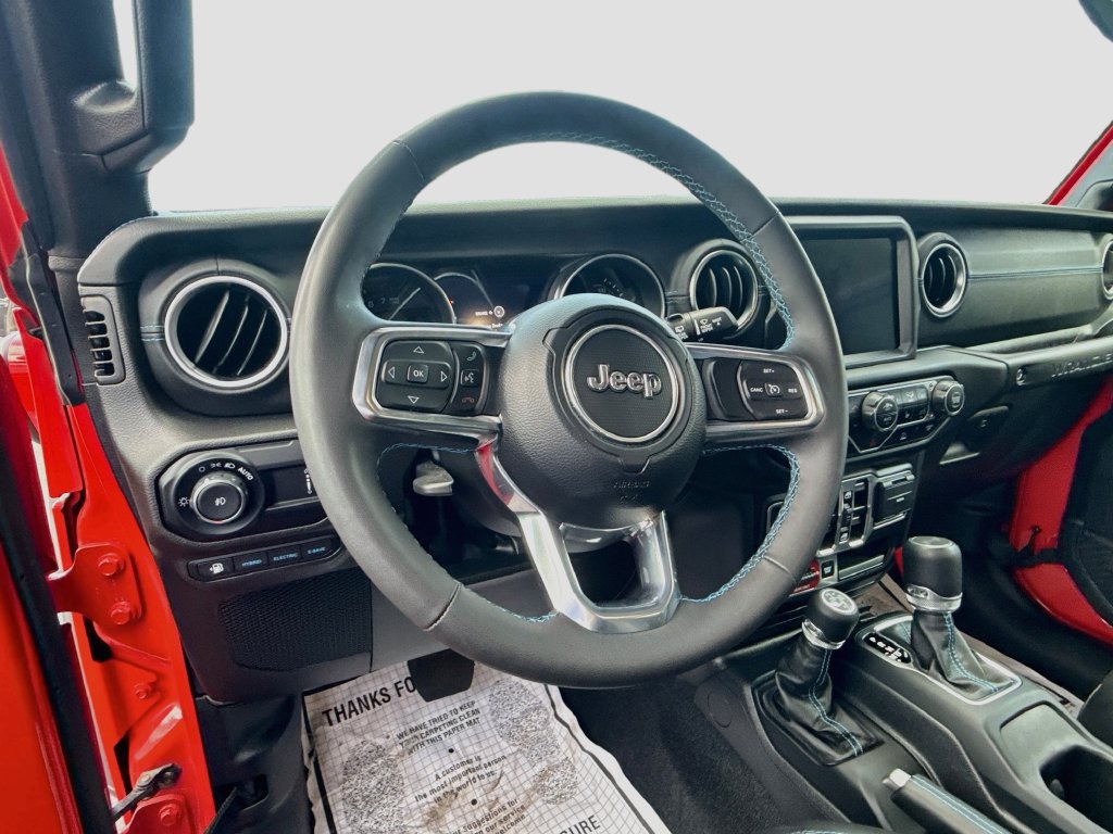 Certified 2023 Jeep Wrangler Unlimited Rubicon 4xe w/ Cold Weather Group AWD/4WD image 12