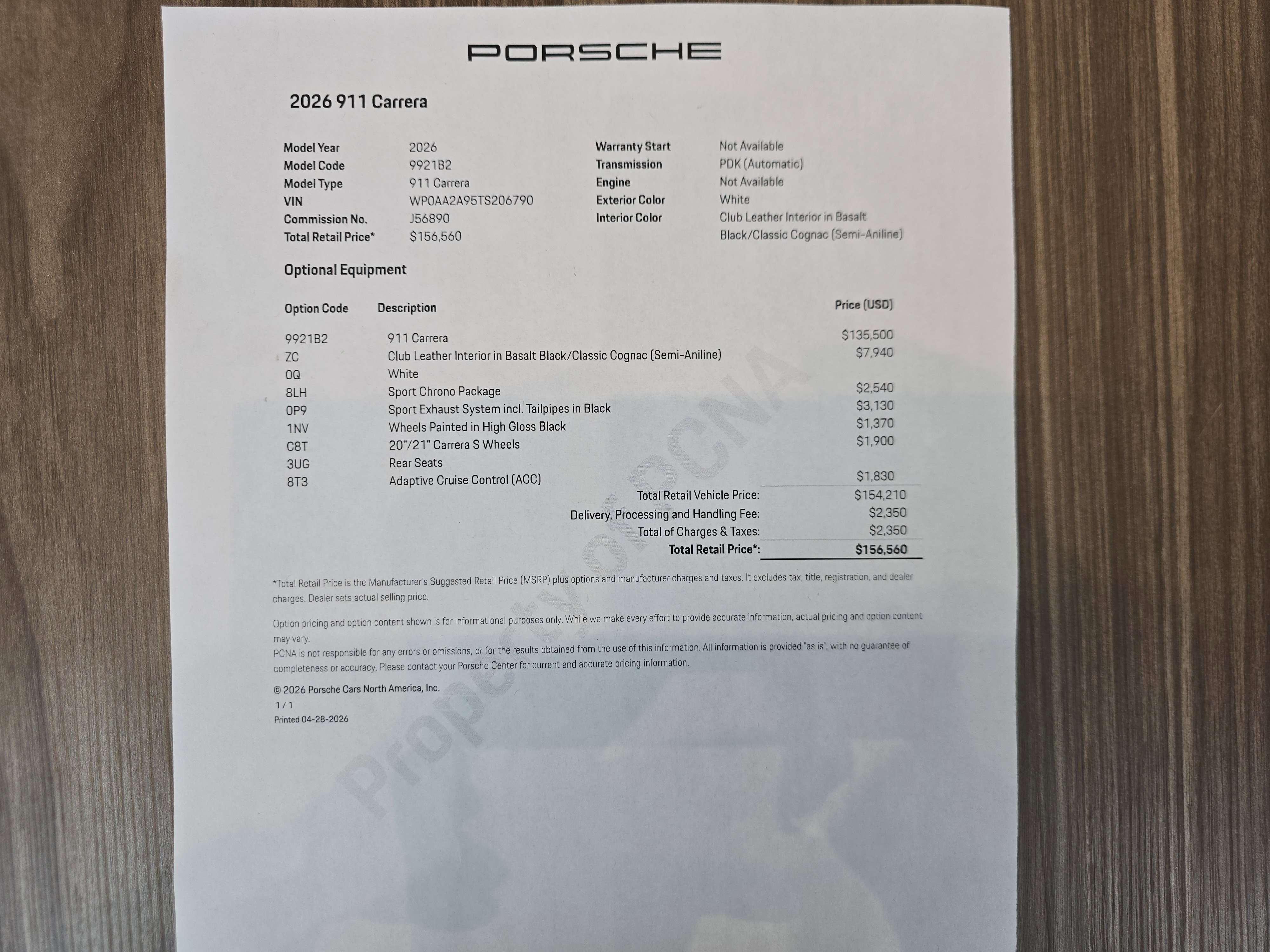 New 2026 Porsche 911 Carrera RWD image 28