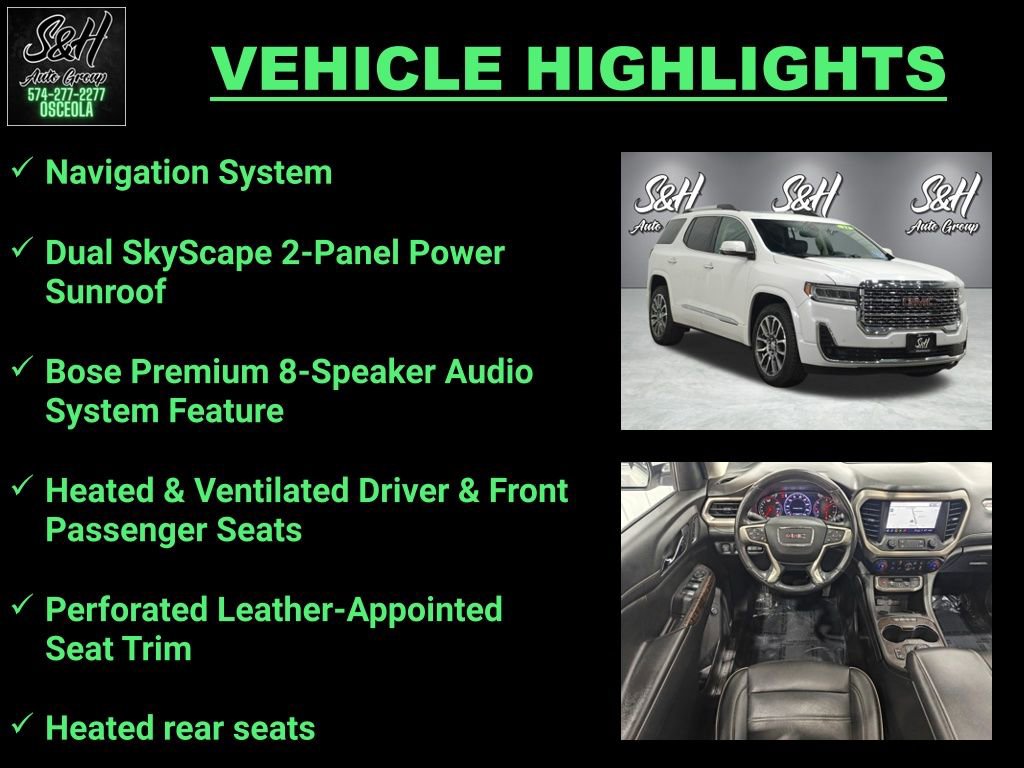 Used 2021 GMC Acadia Denali w/ Denali Ultimate Package image 3