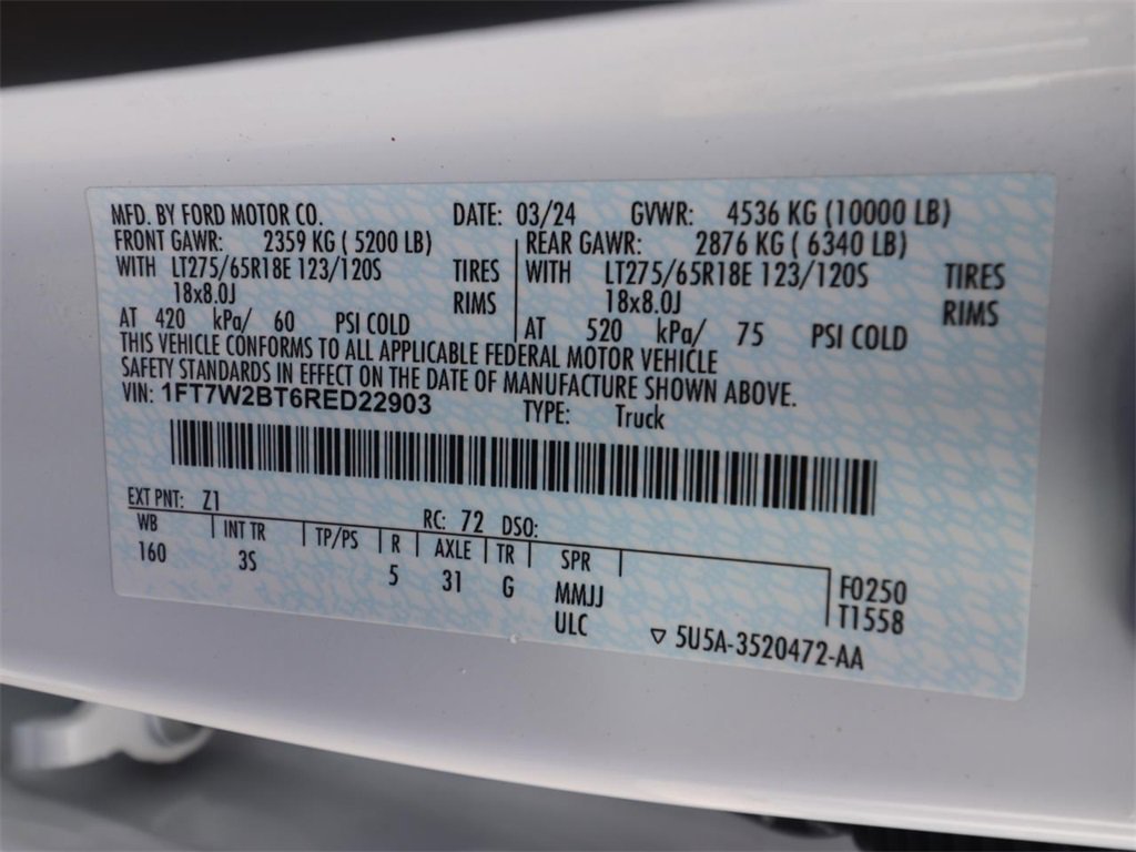 Certified 2024 Ford F250 XLT image 21