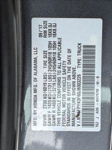 Used 2018 Honda Ridgeline RTL-T image 26