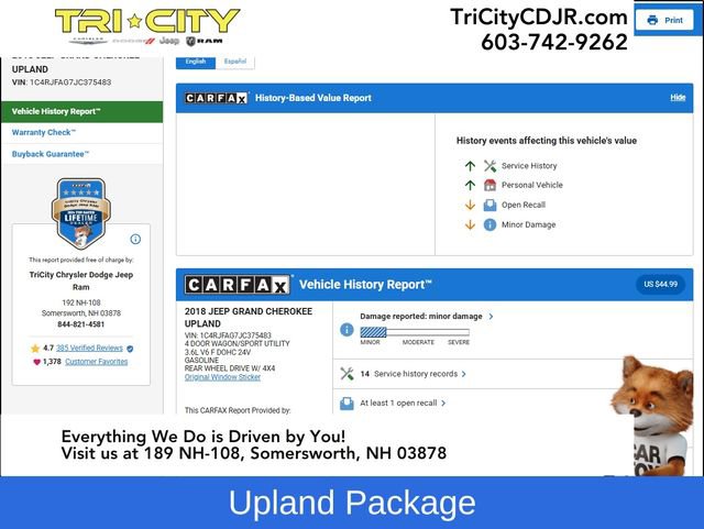 Used 2018 Jeep Grand Cherokee Laredo image 5