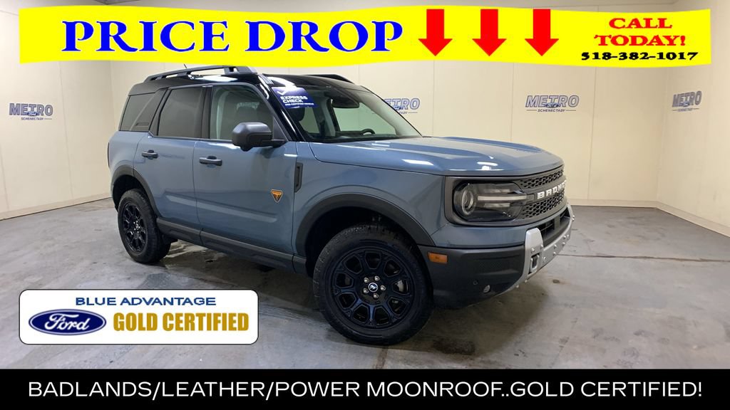 Certified 2025 Ford Bronco Sport Badlands w/ Badlands Tech Package