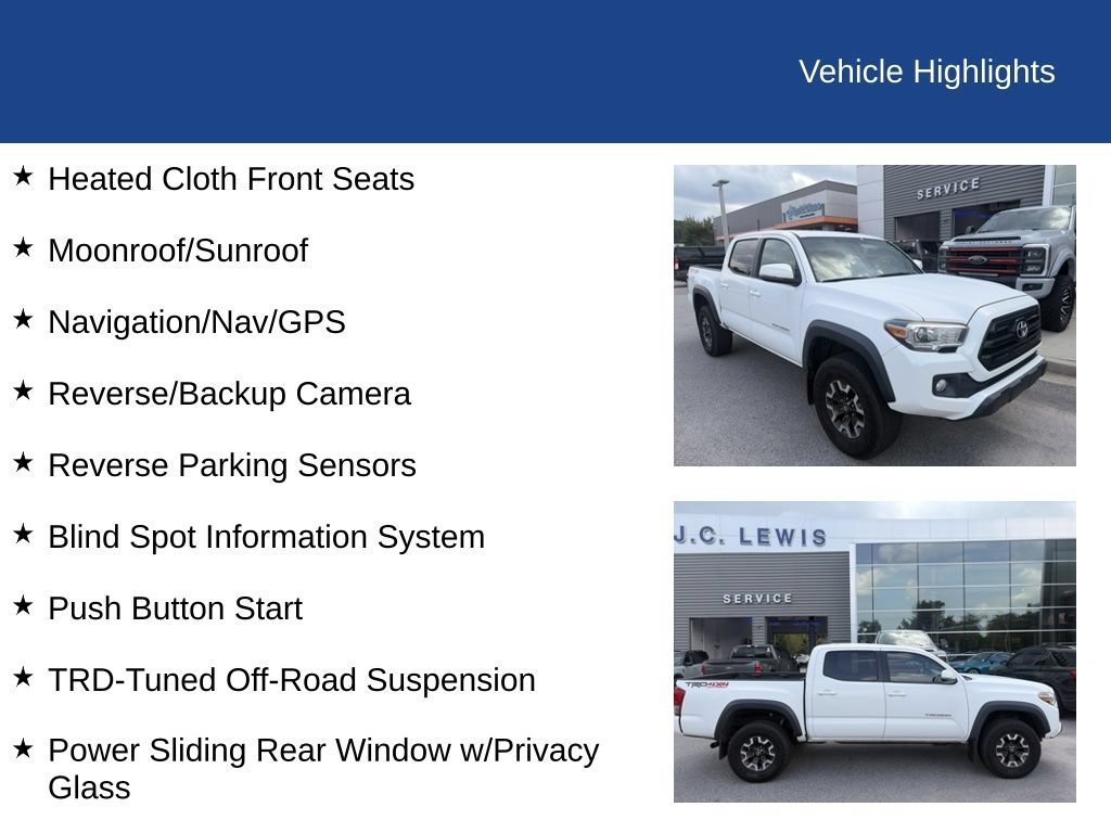 Used 2017 Toyota Tacoma TRD Off-Road AWD/4WD image 9
