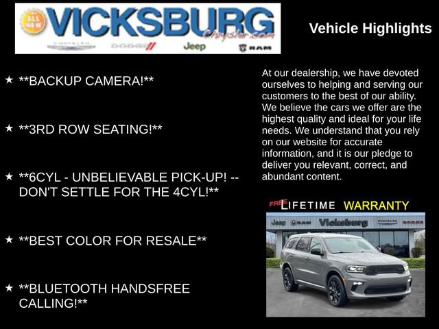 Used 2022 Dodge Durango SXT w/ Blacktop Package image 7