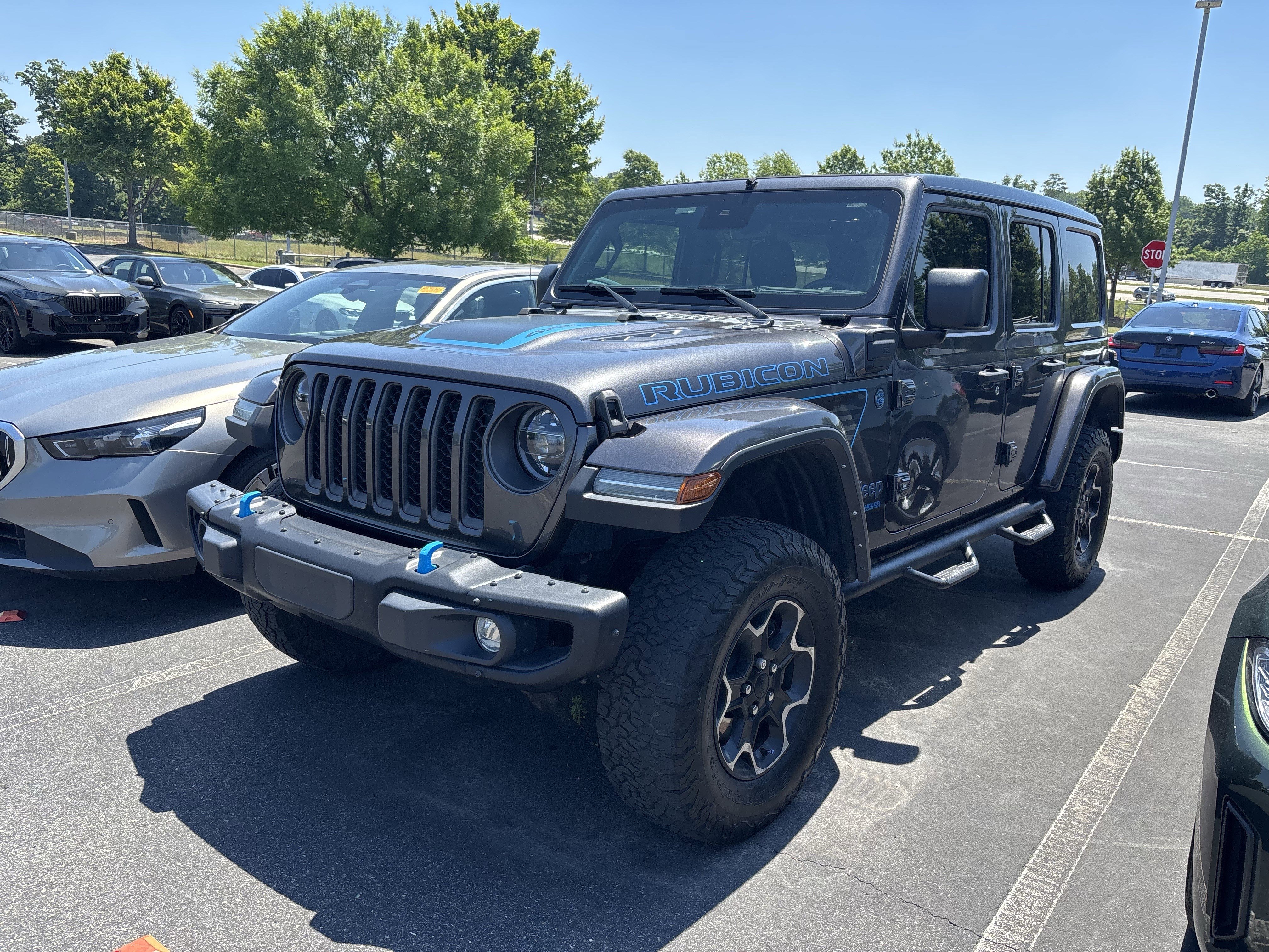 Used 2021 Jeep Wrangler Unlimited Rubicon 4xe w/ Steel Bumper Group AWD/4WD image 12