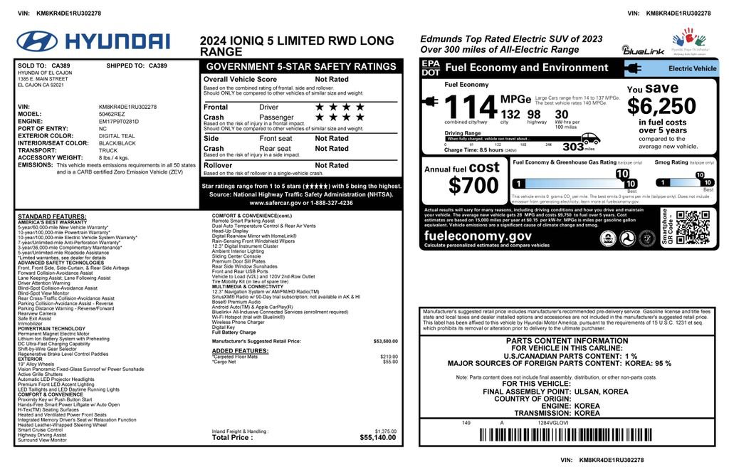 Used 2024 Hyundai Ioniq 5 Limited image 4