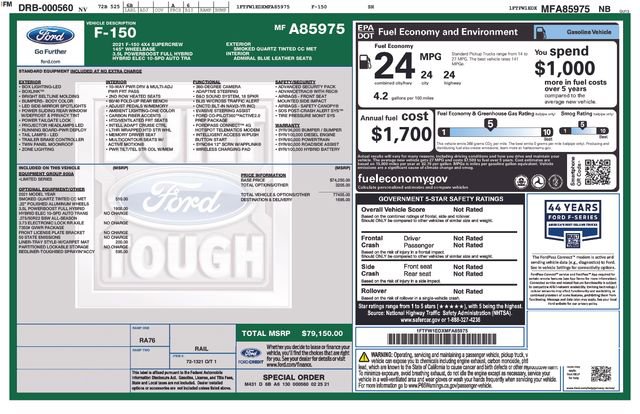 Used 2021 Ford F150 Limited AWD/4WD image 38