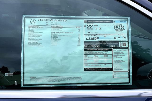 New 2026 Mercedes-Benz GLE 350 4MATIC image 15