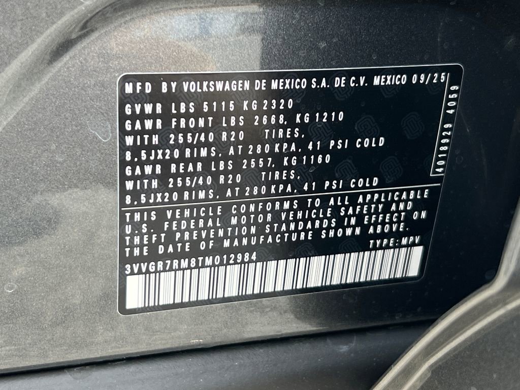 New 2026 Volkswagen Tiguan SE R-Line AWD/4WD image 31