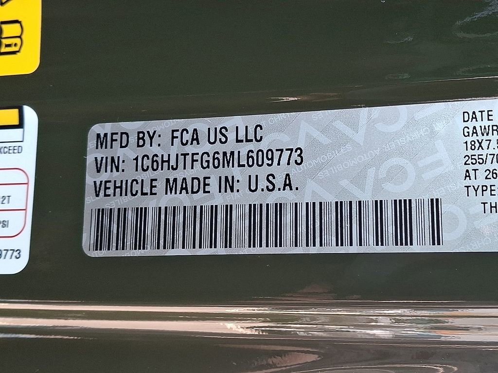 Used 2021 Jeep Gladiator Overland w/ Popular Equipment Package image 29