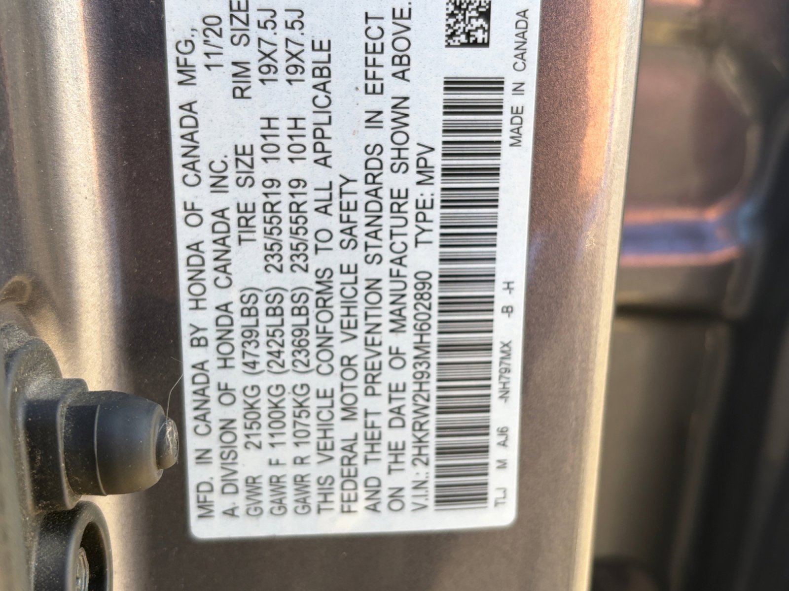 Used 2021 Honda CR-V Touring image 31