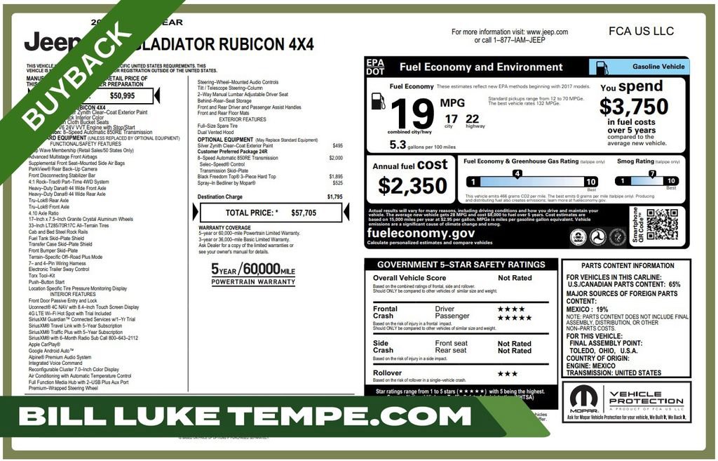 Used 2023 Jeep Gladiator Rubicon AWD/4WD video 1