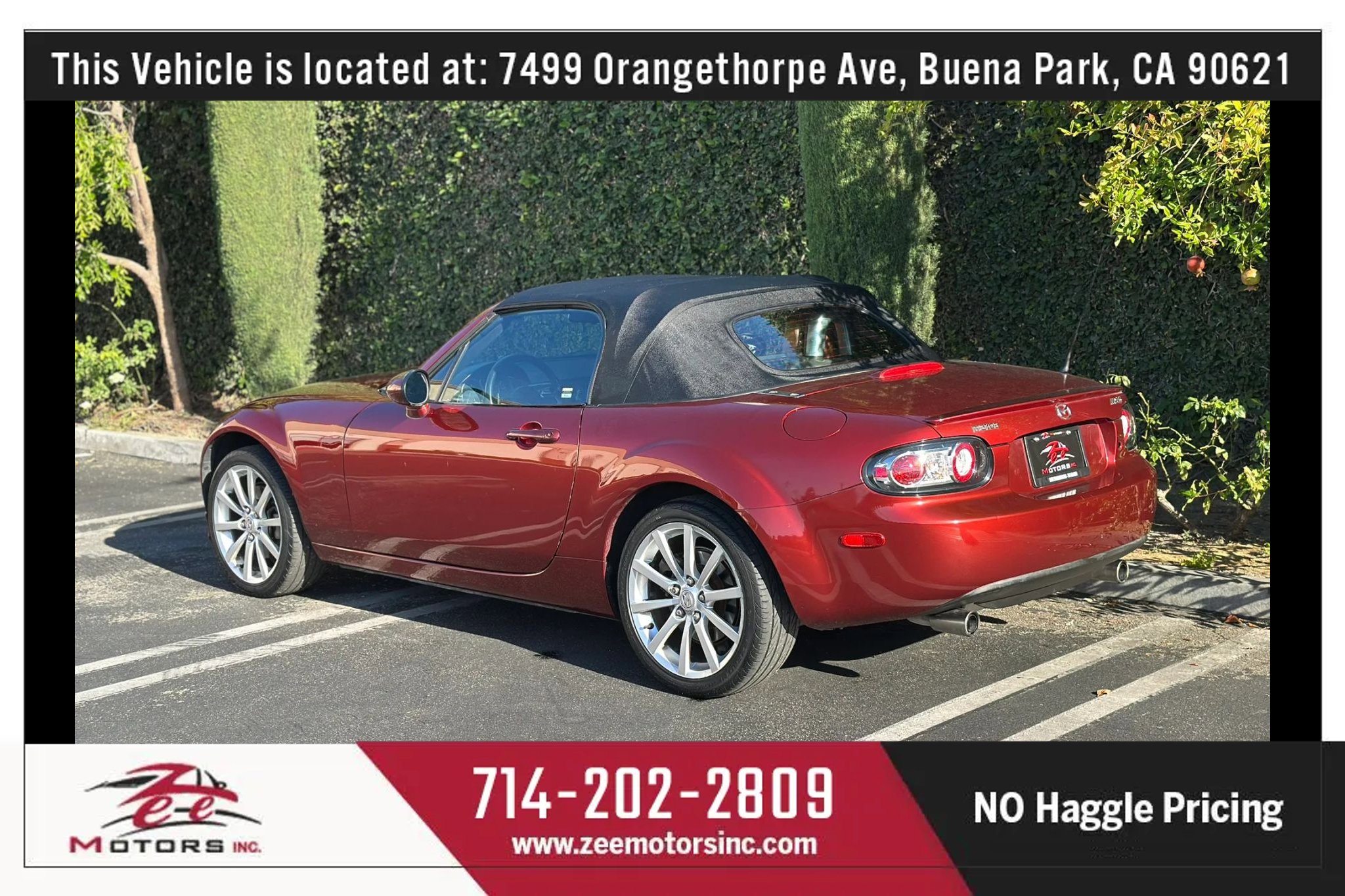 Used 2007 MAZDA MX-5 Miata Grand Touring w/ Premium Pkg RWD image 8