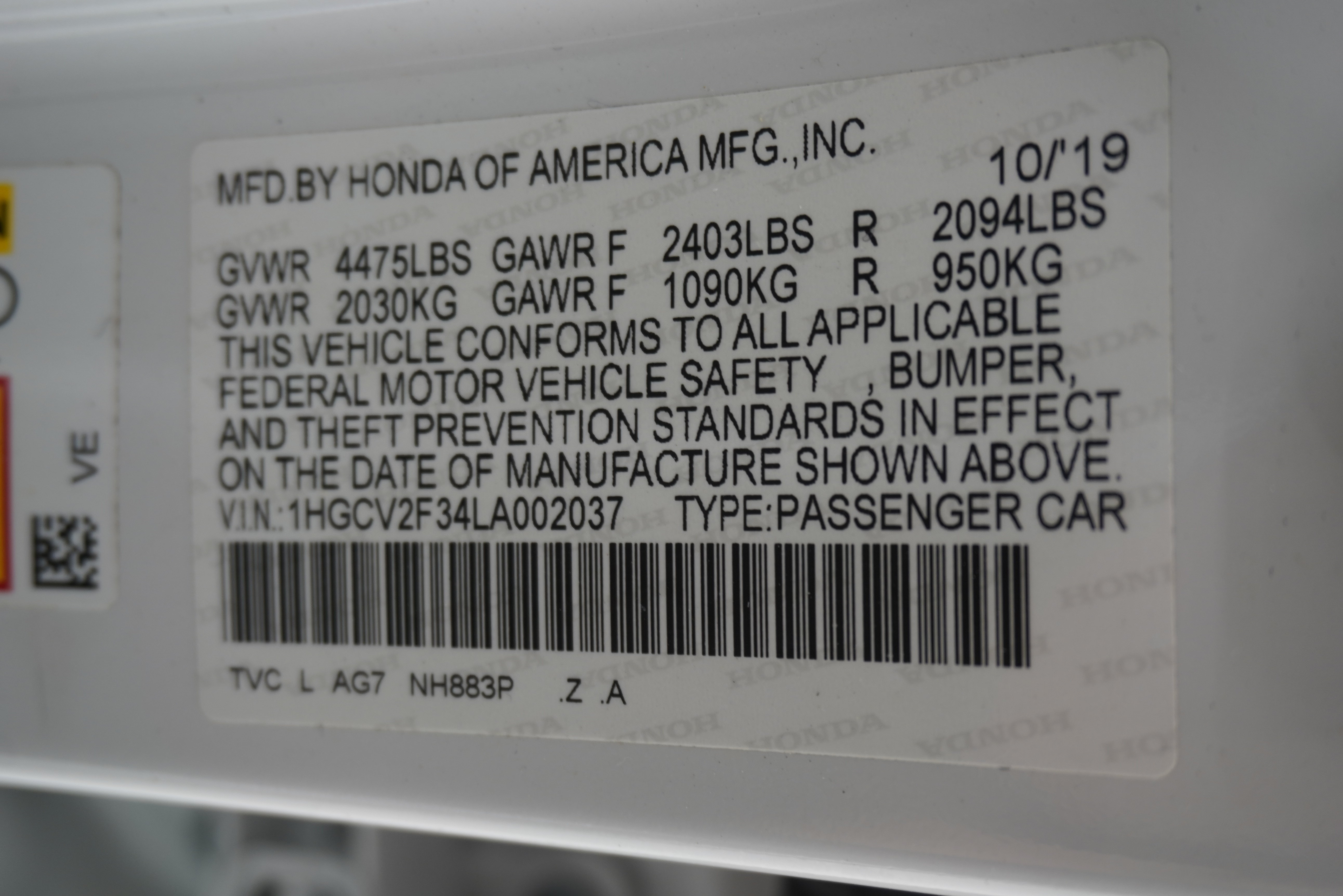 Used 2020 Honda Accord Sport image 32