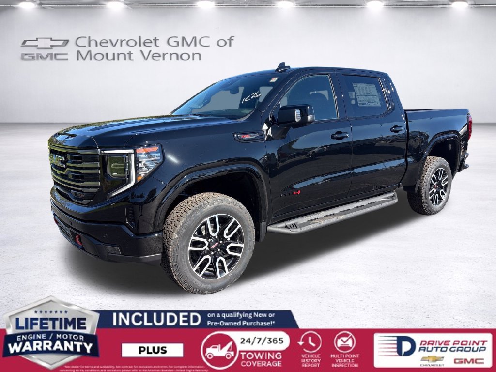 New 2026 GMC Sierra 1500 AT4 w/ LPO, Black Badging Package