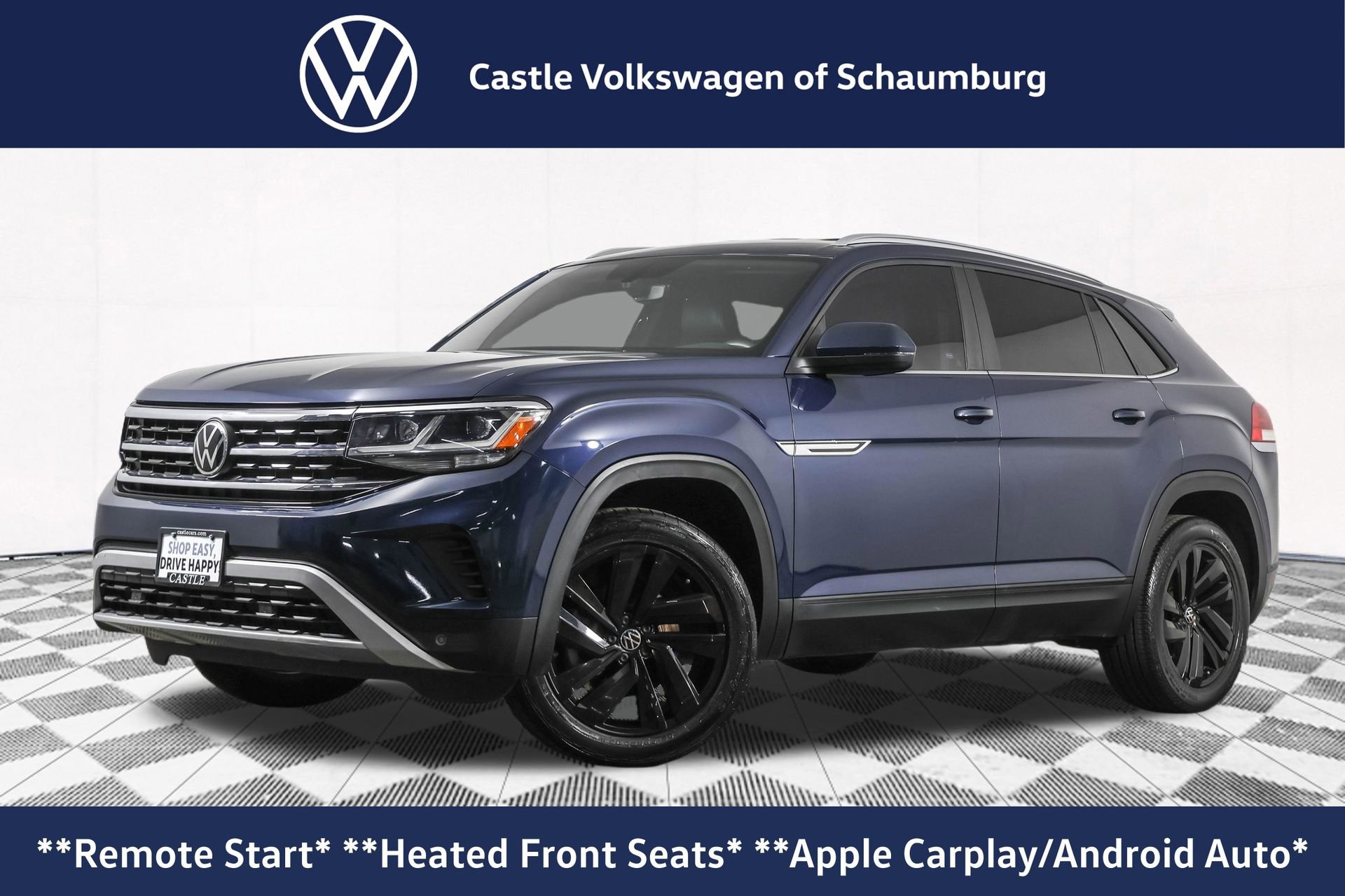 Used 2021 Volkswagen Atlas Cross Sport SE w/ 20" Black Wheels Package FWD image 1