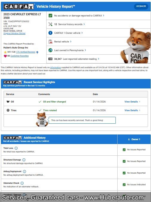 Used 2023 Chevrolet Express 3500 LT w/ LT Preferred Equipment Group image 6