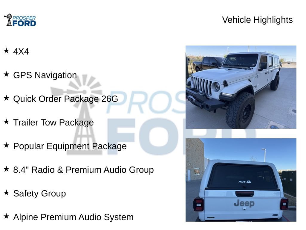 Used 2021 Jeep Gladiator Overland w/ Popular Equipment Package image 5