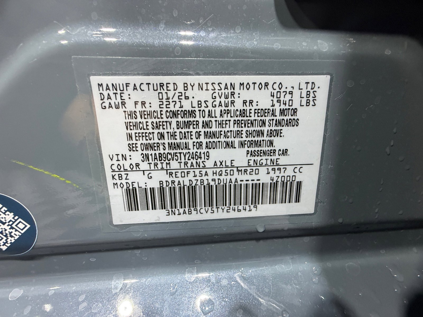 New 2026 Nissan Sentra SV image 25